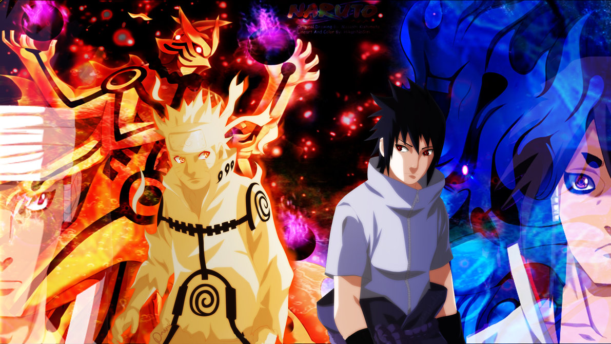 Naruto And Sasuke Wallpaper HD By Charliex323