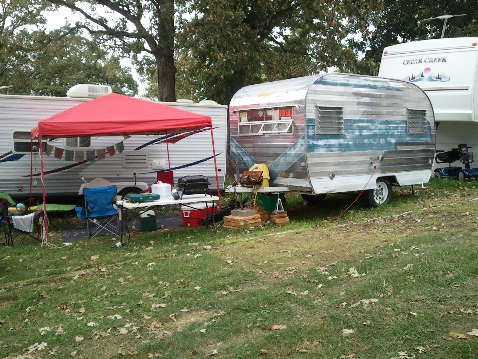 Todays Sermonette Vintage Comet Travel Trailer
