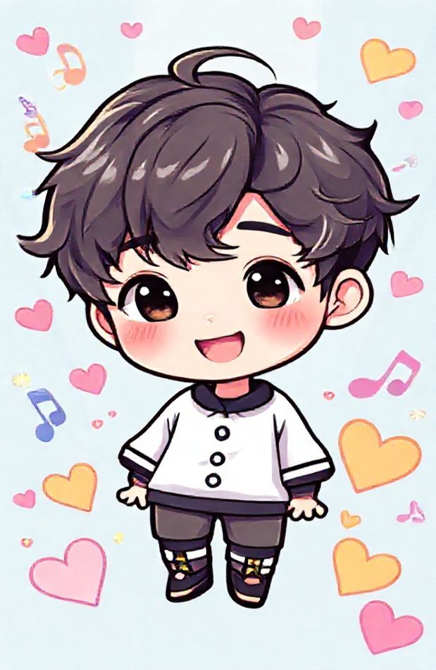 Jungkook Chibi Wallpaper