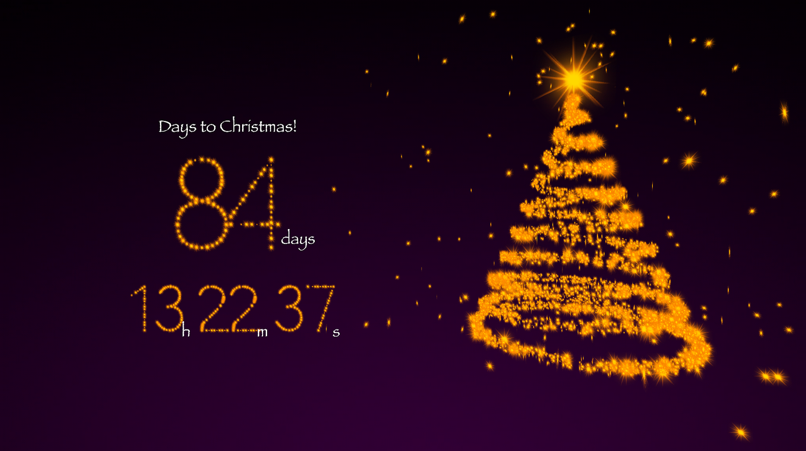 Christmas Countdown Desktop Background High Definition Wallpaper