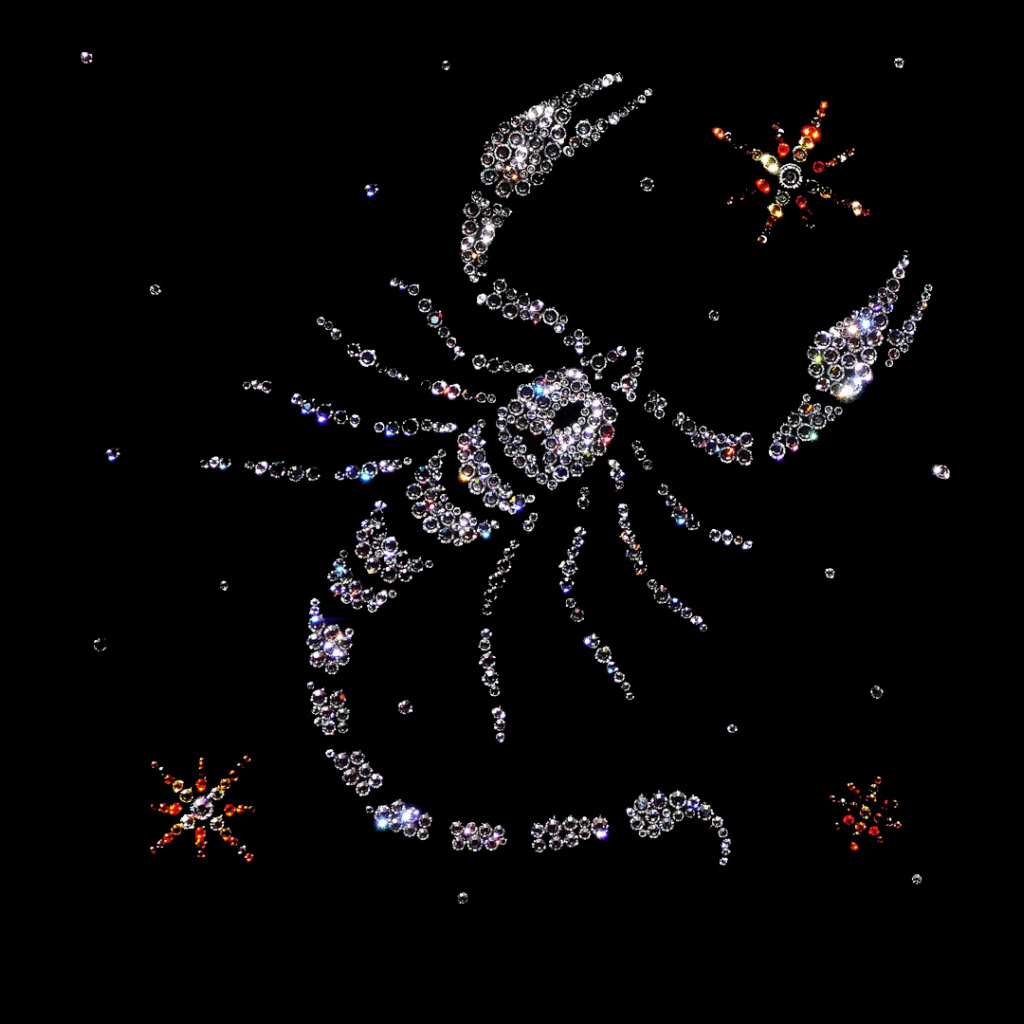 Scorpio From Precious Stones Desktop Wallpaper