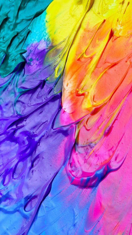 iPhone Wallpaper Abstract Bright Rainbow Art