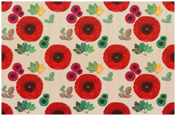 Poppy Pattern Stock Photo Public Domain Pictures