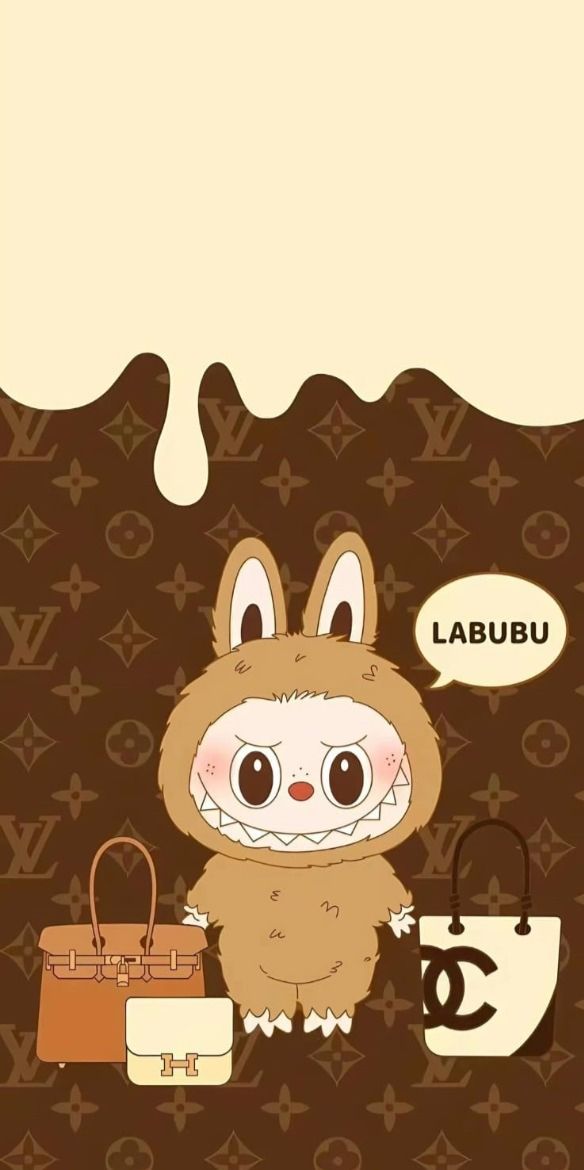 Labubu Louis Vuitton Wallpaper