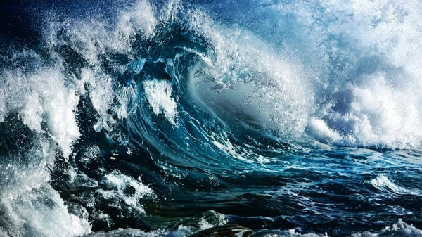 Waves Storm Ocean Sea Oceans Wallpaper Desktop