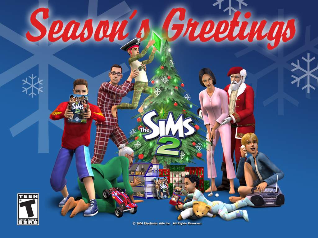 The Sims Season S Greetings Wallpaper