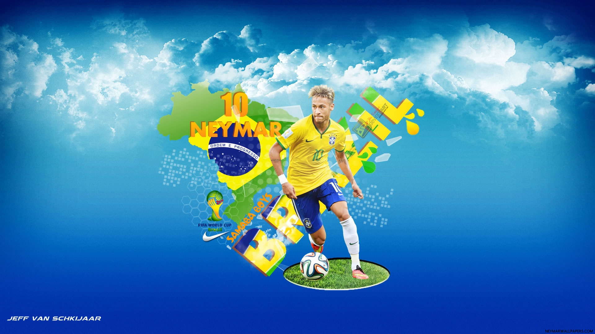 Neymar Brazil Wallpaper