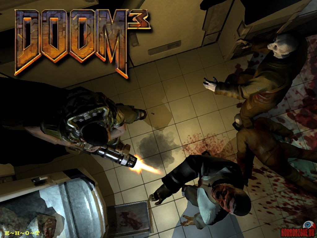 Doom Horror Game Wallpaper 1024x768