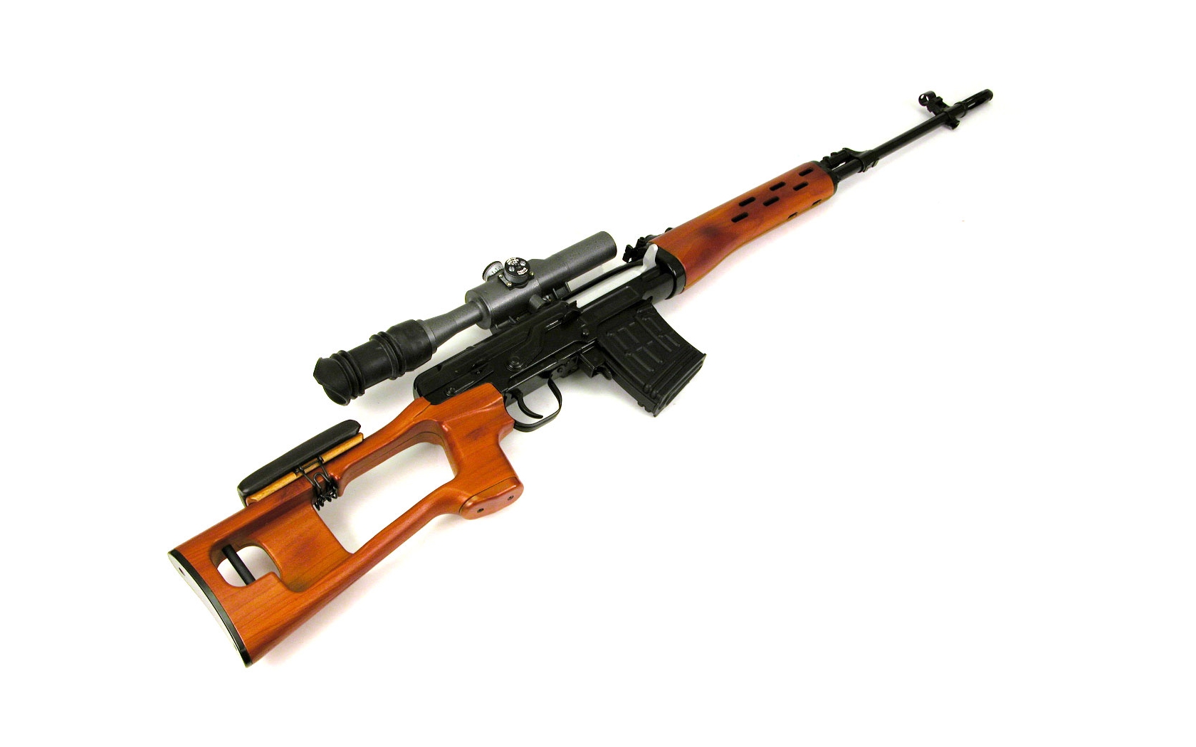 Ak47 Made Into A Sniper Wallpaper