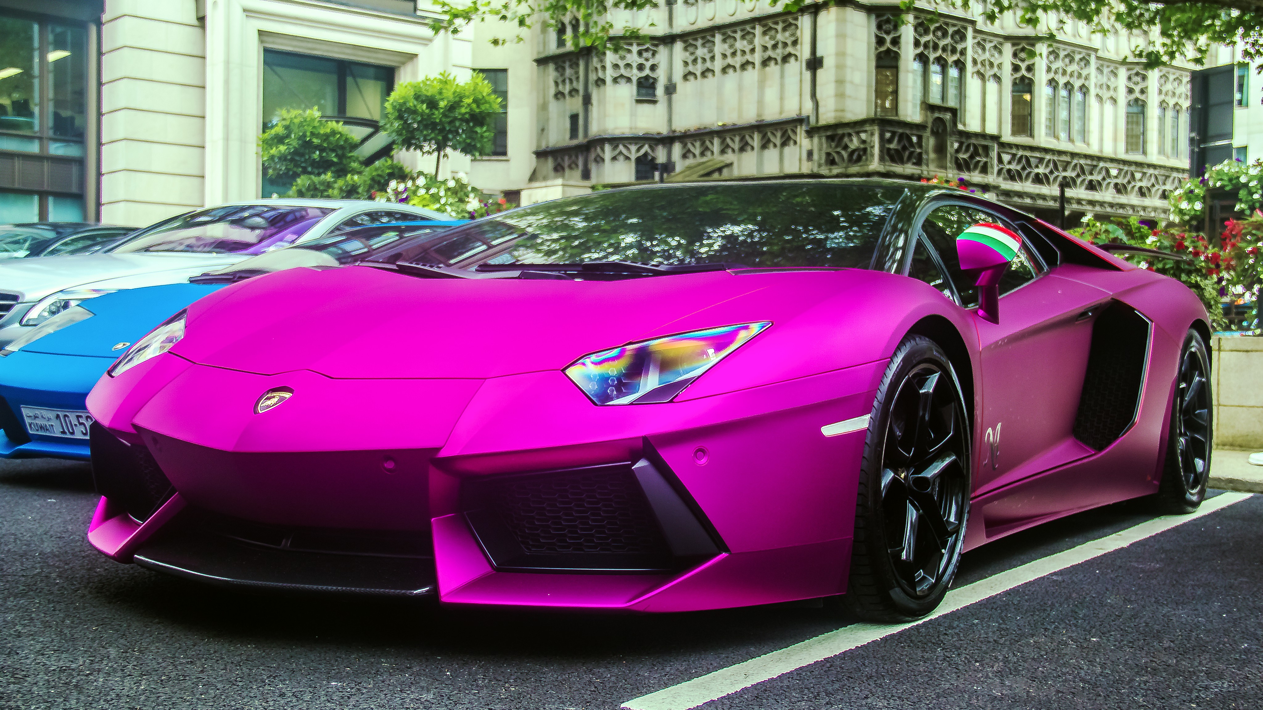 Hot Pink Lamborghini Cars Aventador Pictures