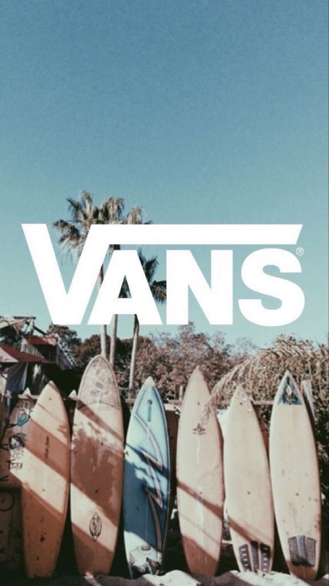 Vans Vintage Image Surfboards On The Beach Retro Wallpaper