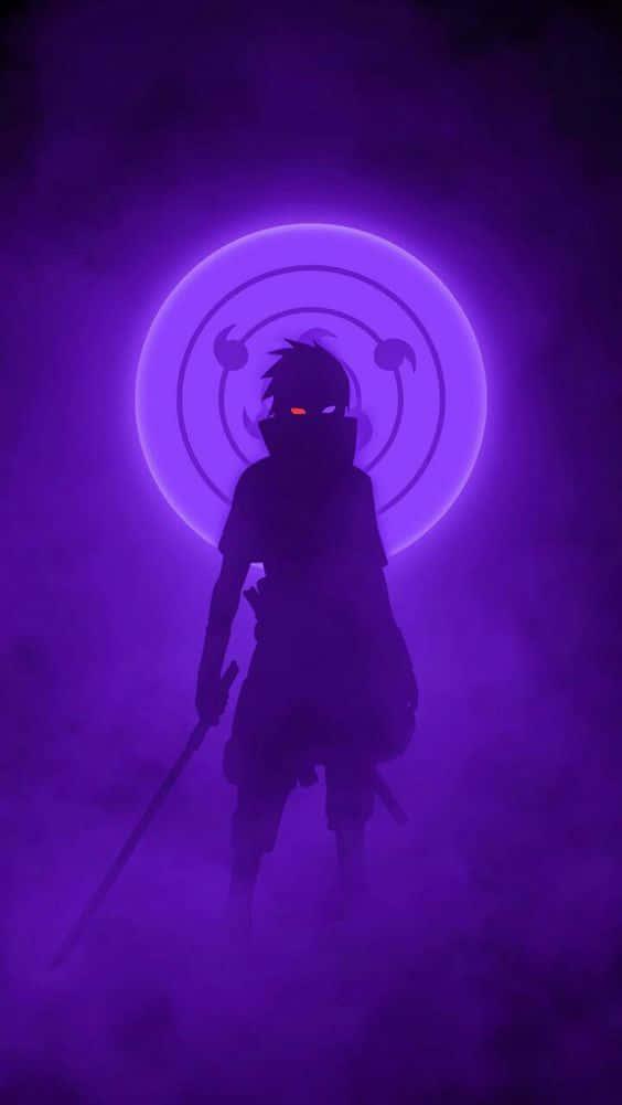 Dark Naruto Character Purple Sasuke Wallpaper