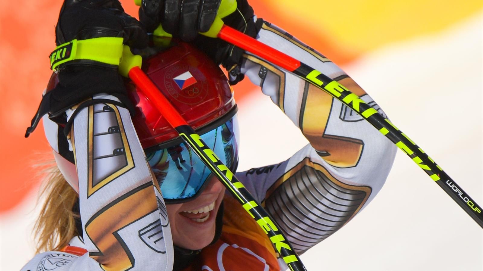 Snowboard Champion Ester Ledecka Claims Shock Super G Skiing Gold