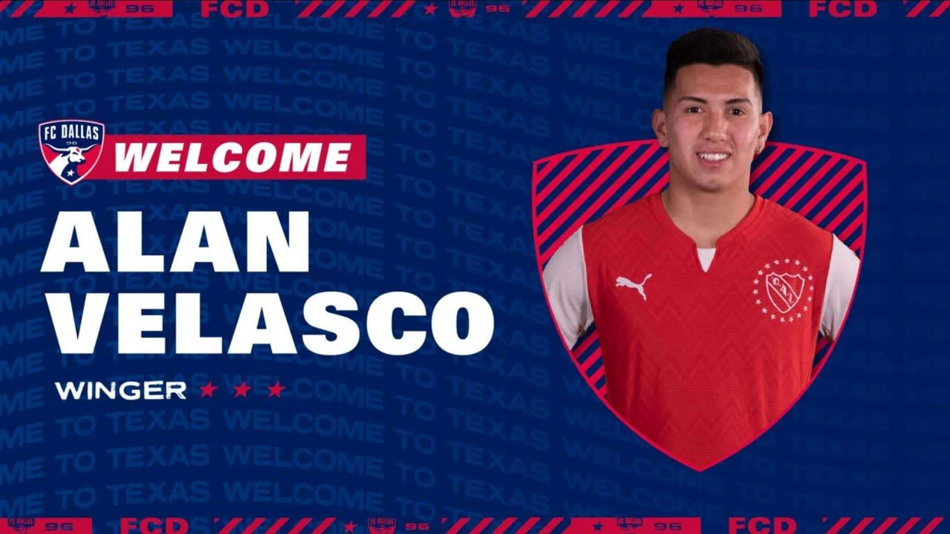 Alan Velasco Welcomed To Fc Dallas Wallpaper