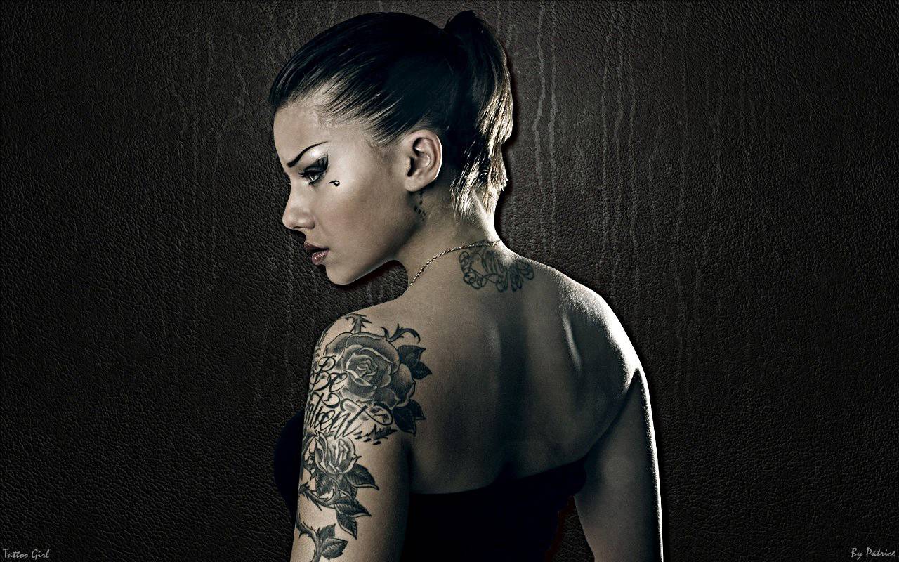 Free Download Tattoo Girl Tattoo Girl Wallpaper [1280x800] For Your Desktop Mobile And Tablet