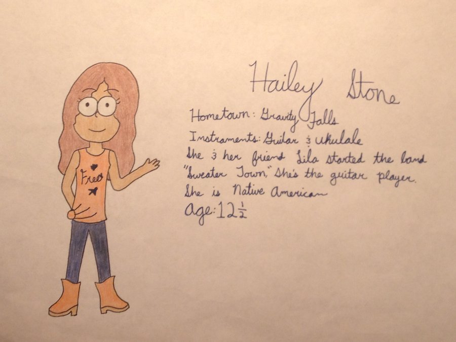 Gravity Falls Oc Hailey S Bio By Sparks Fly13