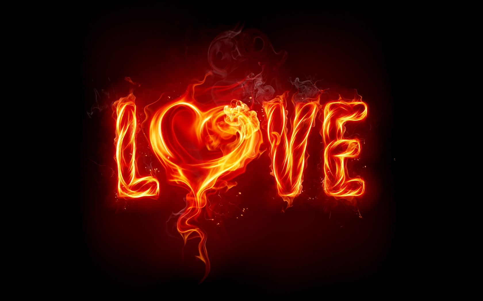 Cool Love Fire Wallpaper Image High