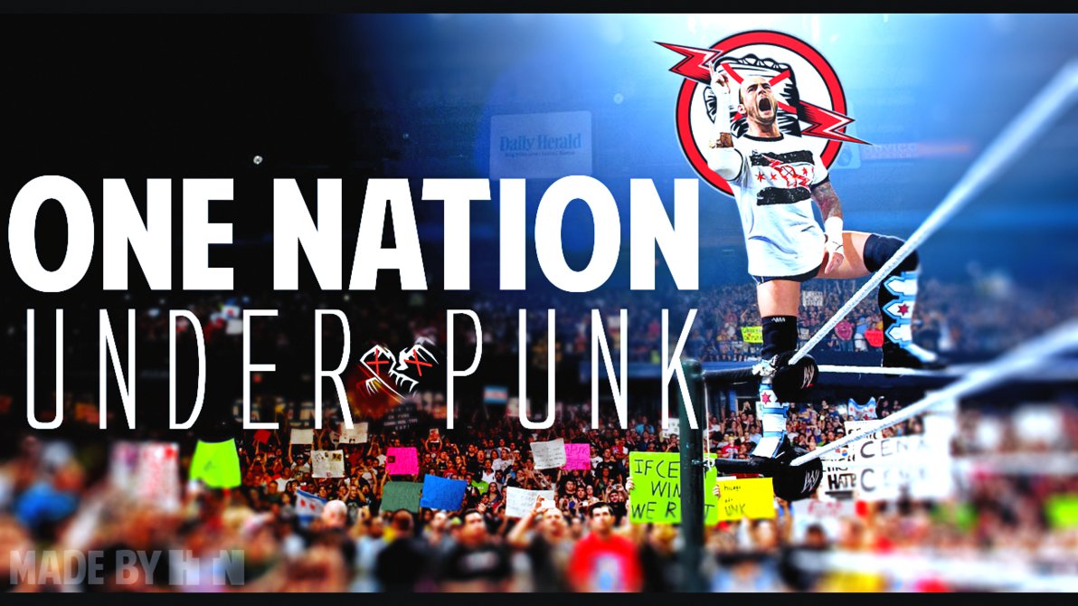 Cm Punk Wallpaper One Nation Under