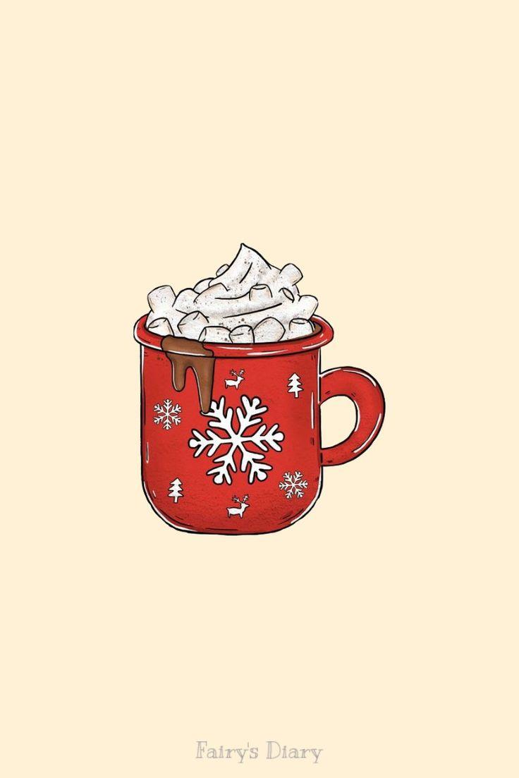 Wallpaper For Mobile Phone Christmas Hot Chocolate