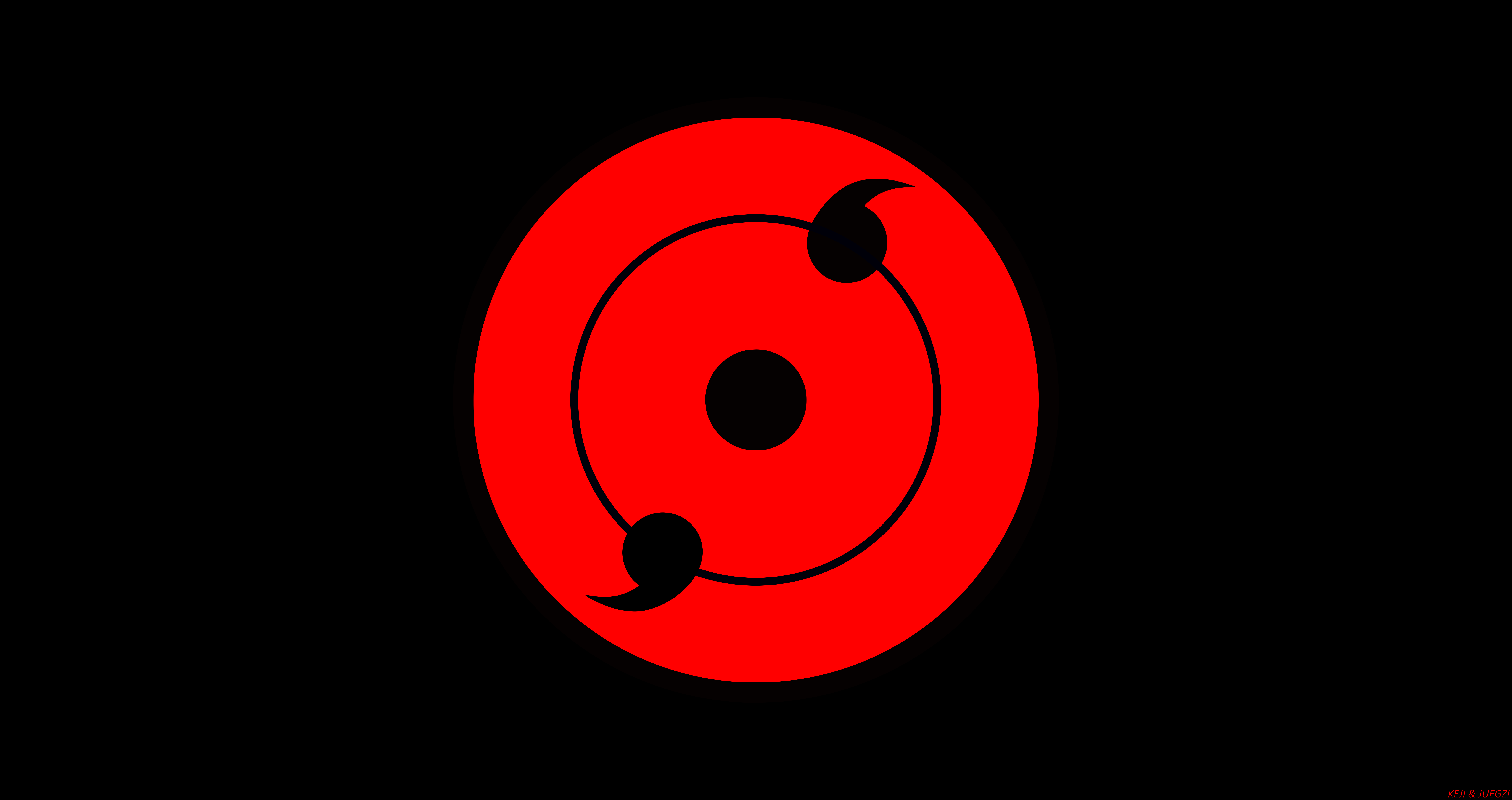 Naruto Minimalist Sharingan Anime HD Wallpaper