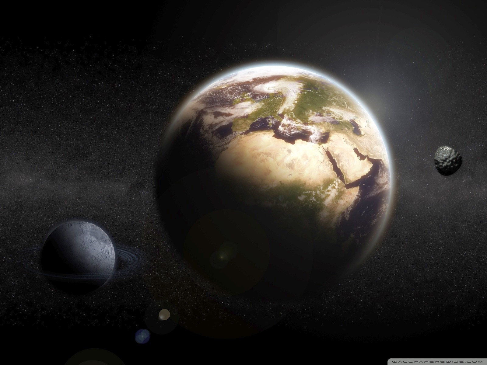 Beautiful Earth At Night HD Wallpaper For Desktop