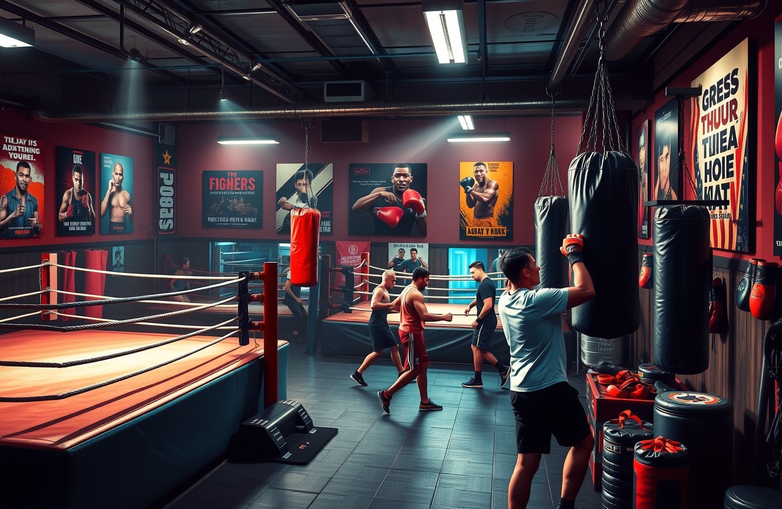 Boxing Gym Wallpaper