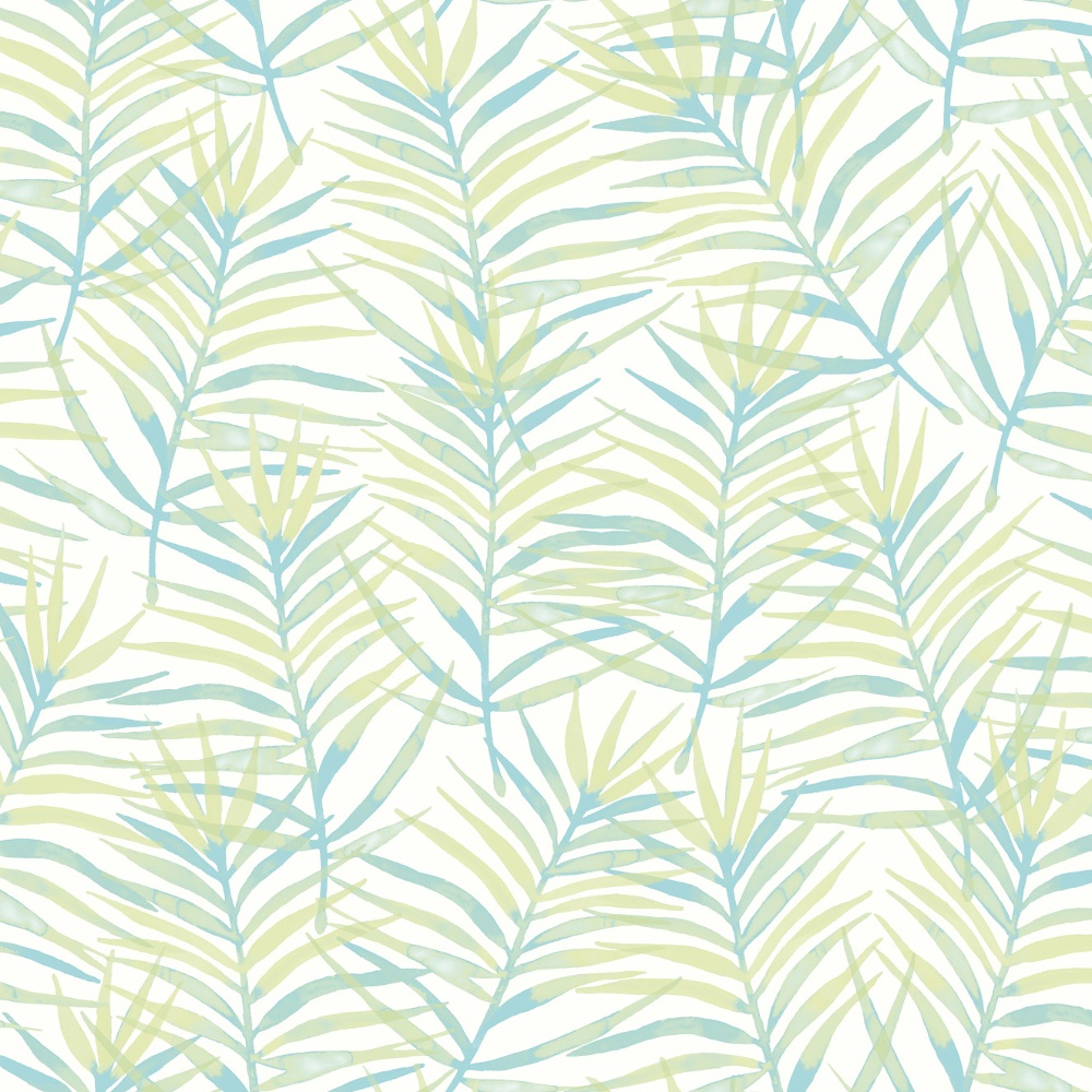  Palm Leaf Pattern Tropical Floral Motif Metallic Wallpaper 208900 1000x1000
