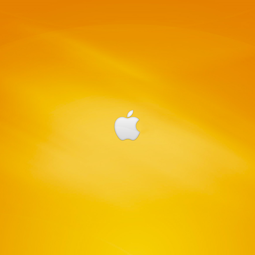 Wallpaper Orange Apple iPad Mini