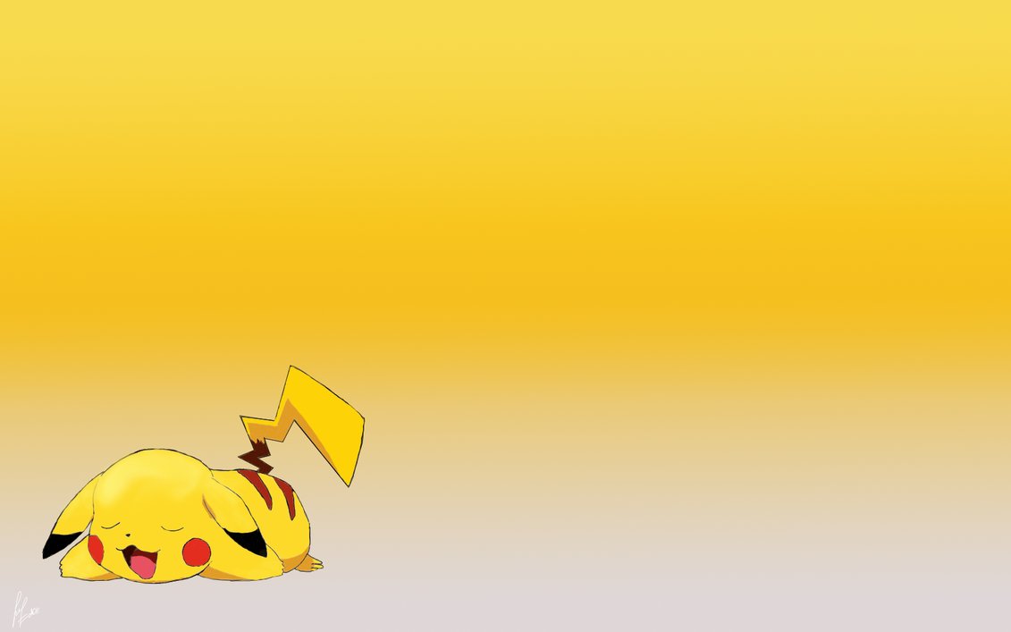Pikachu Wallpaper Sleeping HD