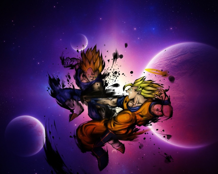 Goku Vs Vegeta Iphone Wallpaper Space