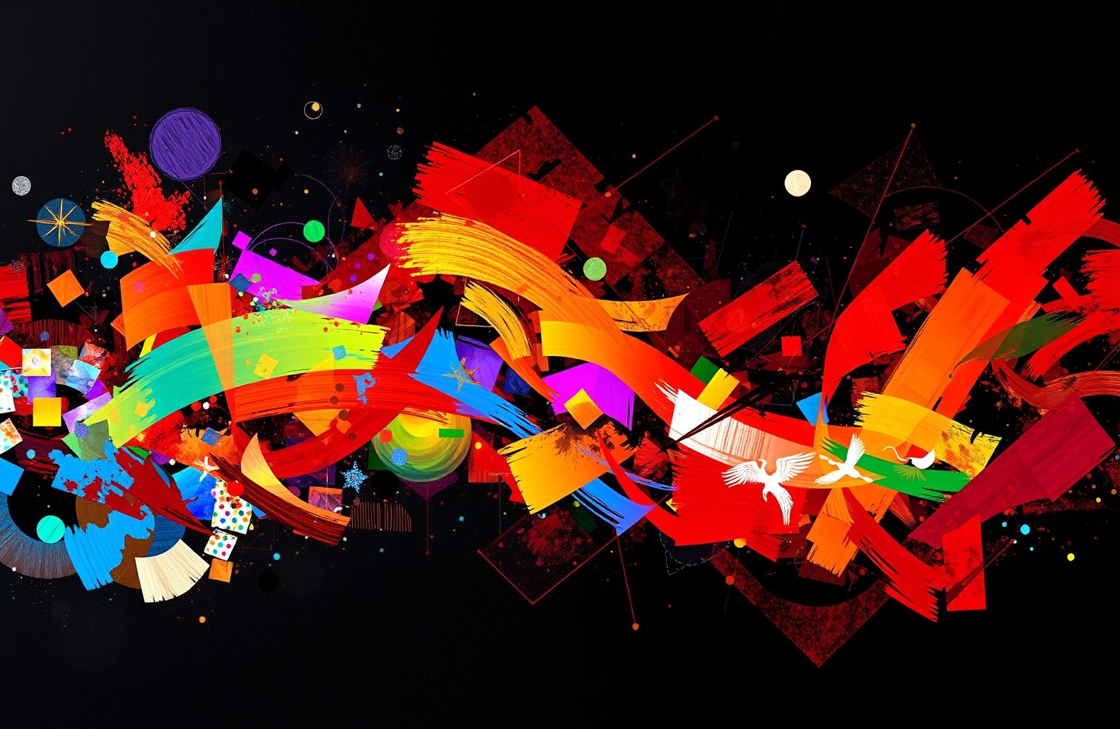 Cool Black Background Wallpaper