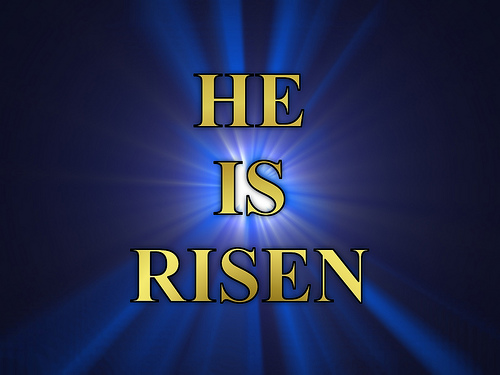 He Is Risen Happy Easter Christian Wallpaper Background