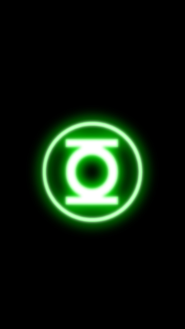 Green Lantern Logo iPhone 5 wallpapers Background and Wallpapers 640x1136