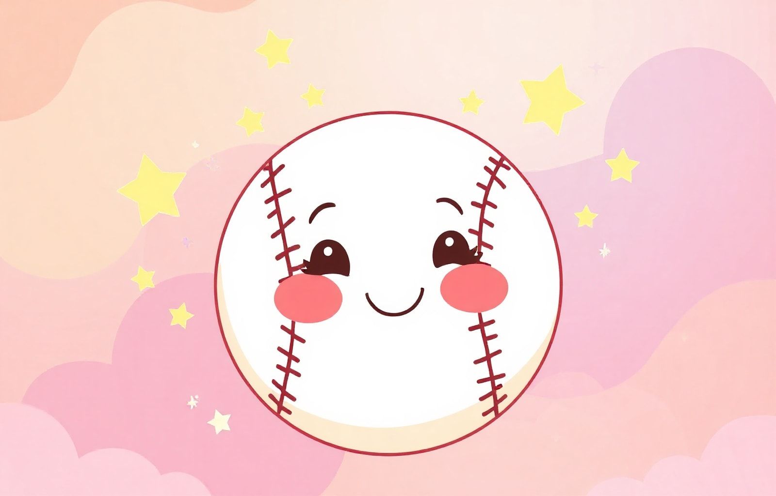 Cute Softball Wallpaper