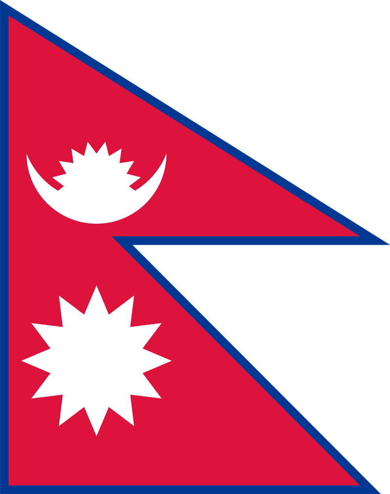 Flag of Nepal image and meaning Nepalese flag   country flags