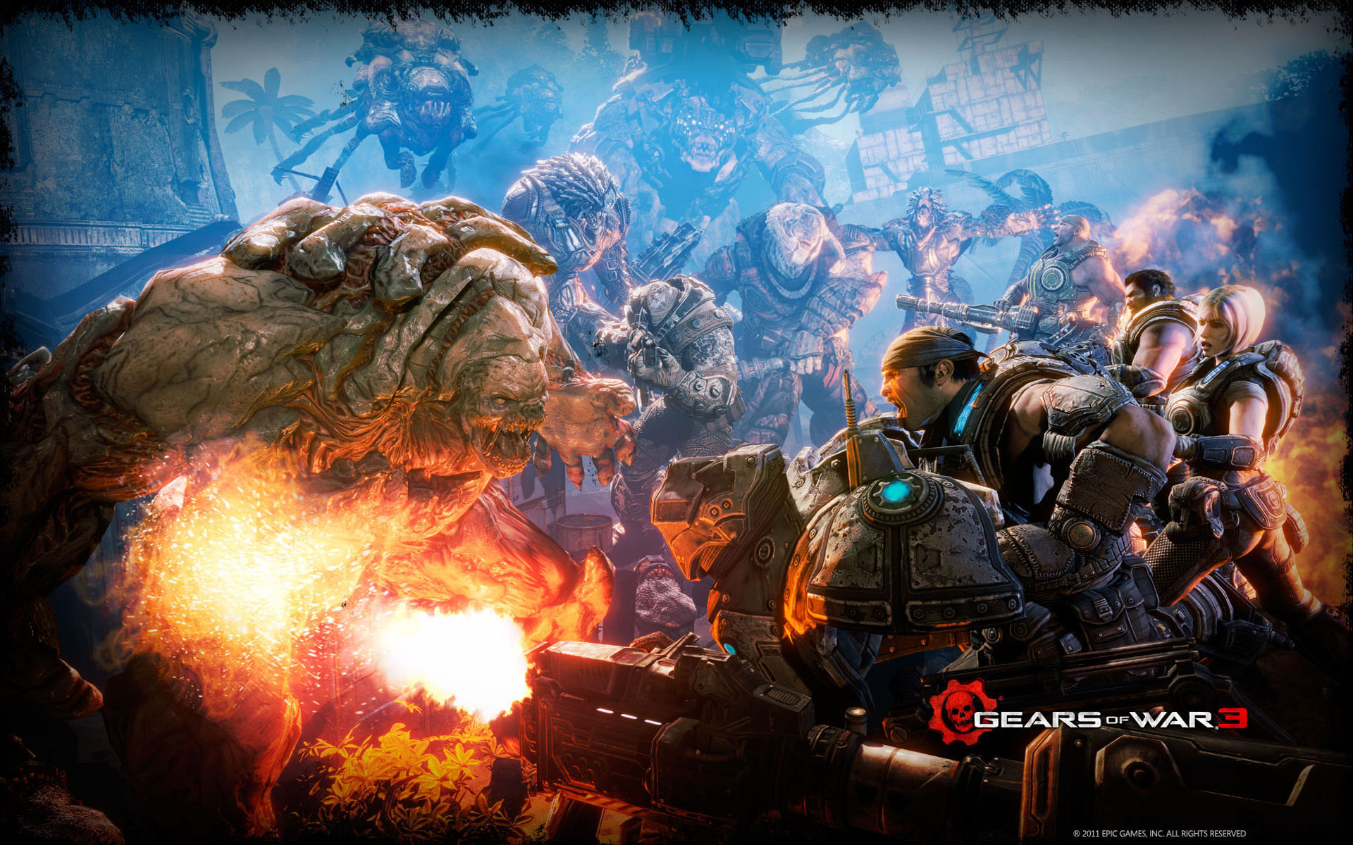  Resolution Wallpapers Pictures Gears of War 3 Wallpapers 1920x1200