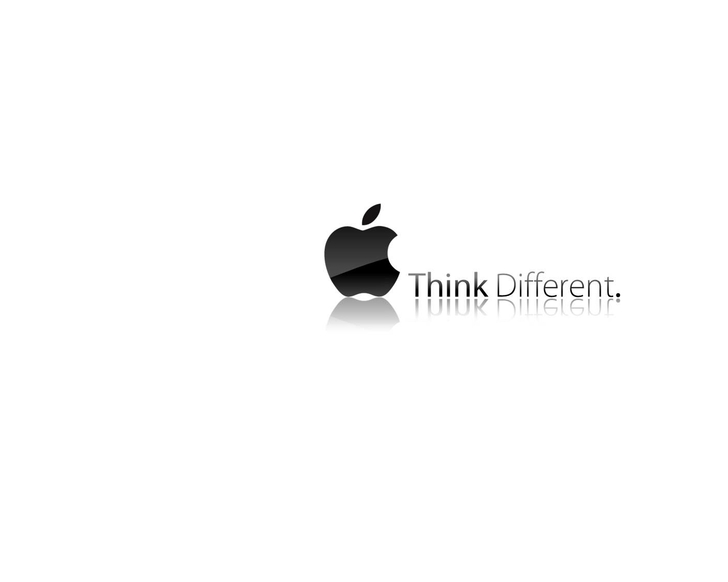 White Text Apple Inc Mac Monochrome Apples Background