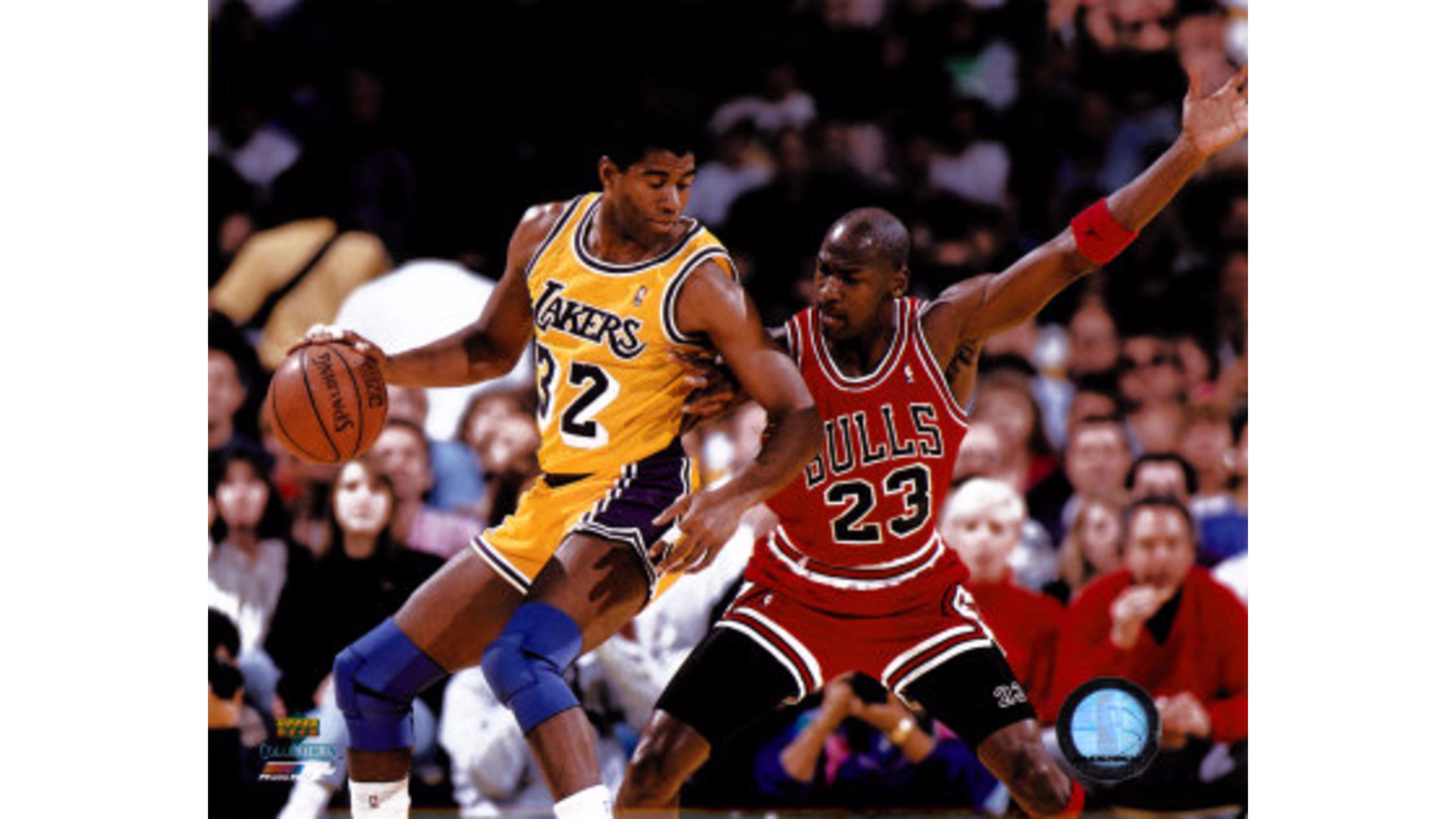 Magic Johnson Vs Michael Jordan 4k Wallpaper