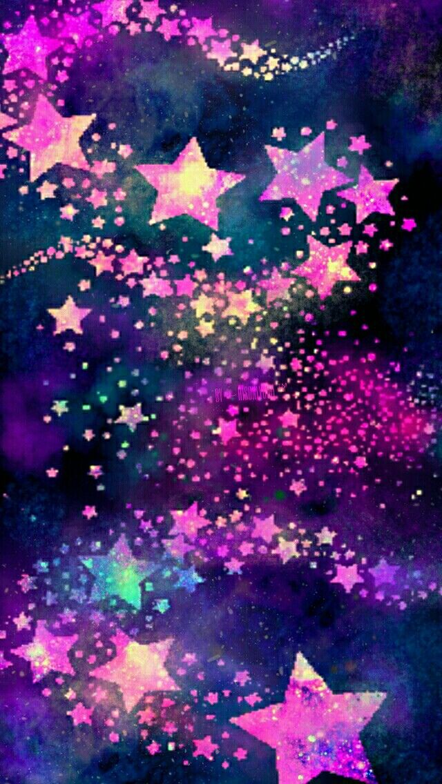 Rainbow Stars iPhone Android Wallpaper I Created For The App