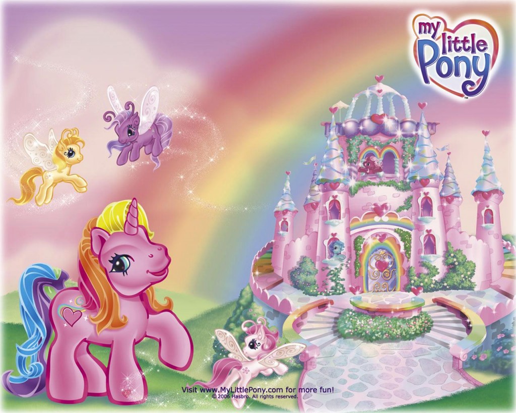Pink My Little Pony Wallpaper Background The Magic Castle Kawaii