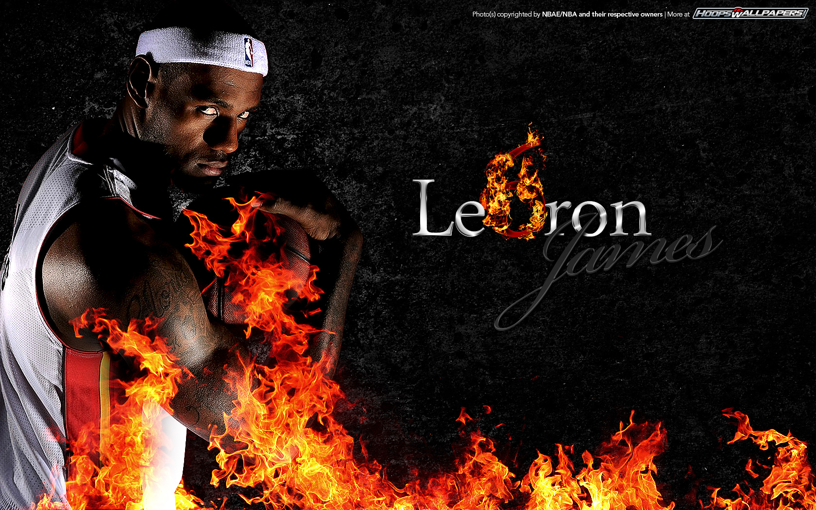 lebron logo wallpaper heat