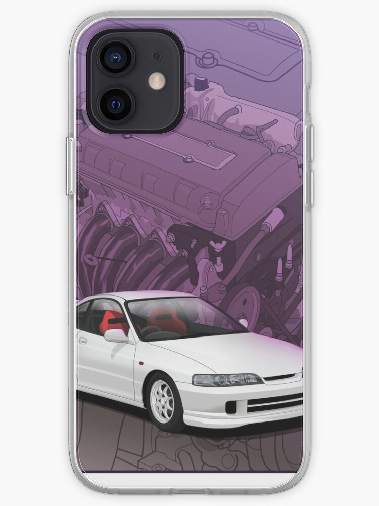 Integra Dc2 With B Series Background iPhone Case Cover By