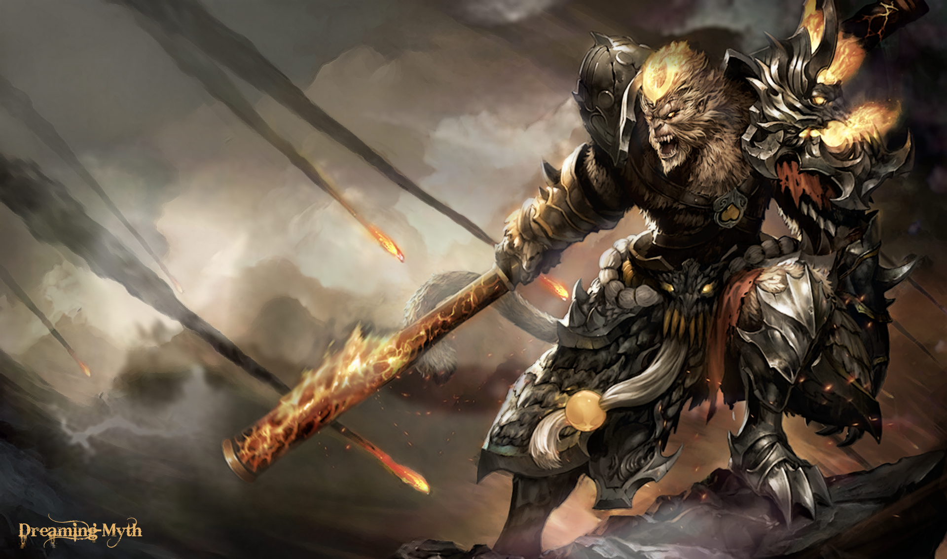 Chinese General Wukong Wallpaper By Dreaming Myth Fan Art