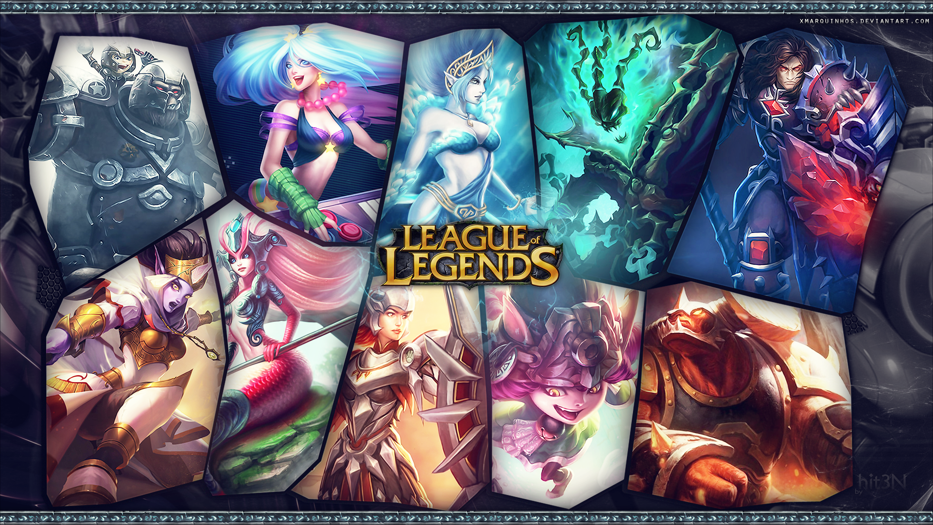 League of Legends   Support Wallpaper2 by hit3N by xMarquinhos on