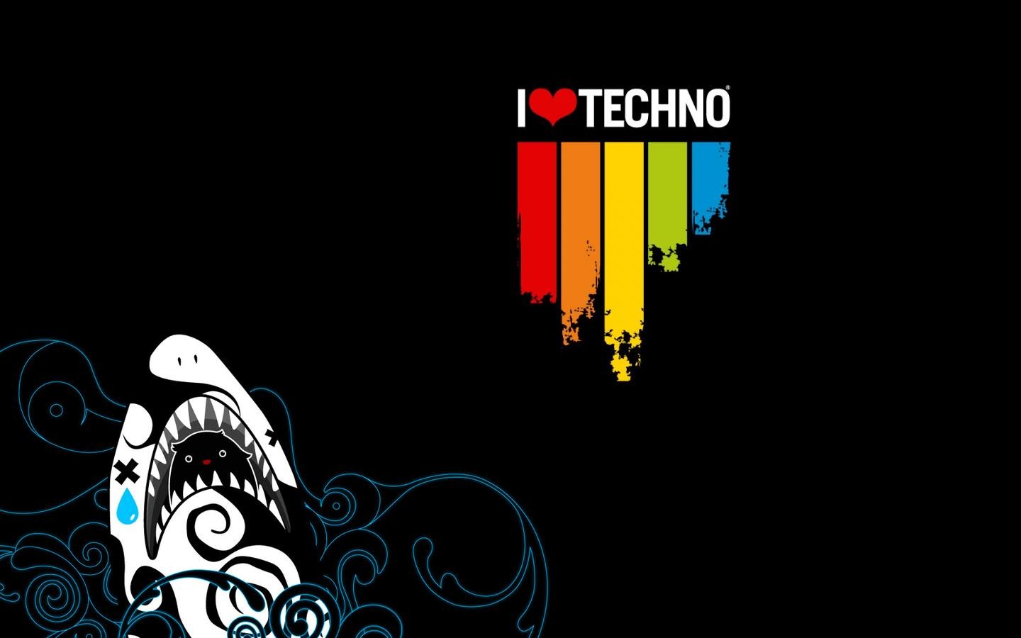 Ing Techno HD Wallpaper Color Palette Tags Category Music