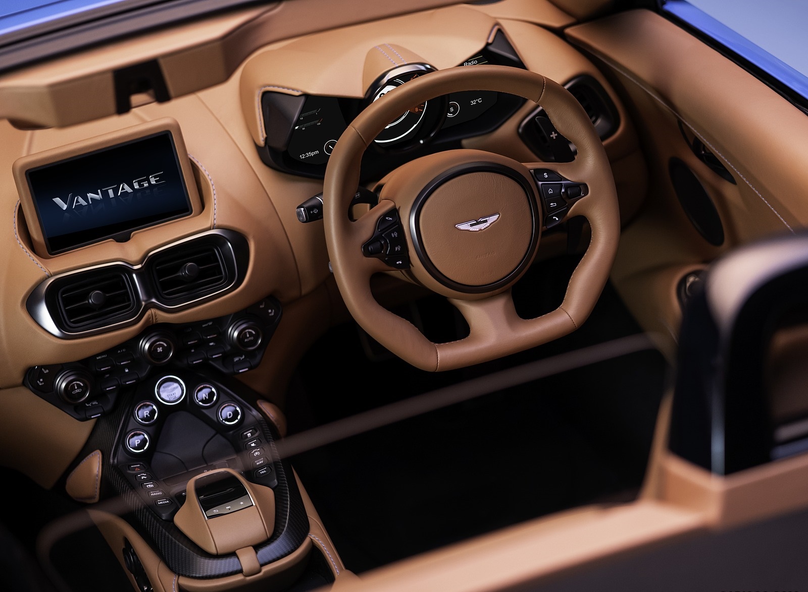 Aston Martin Vantage Roadster Interior Wallpaper