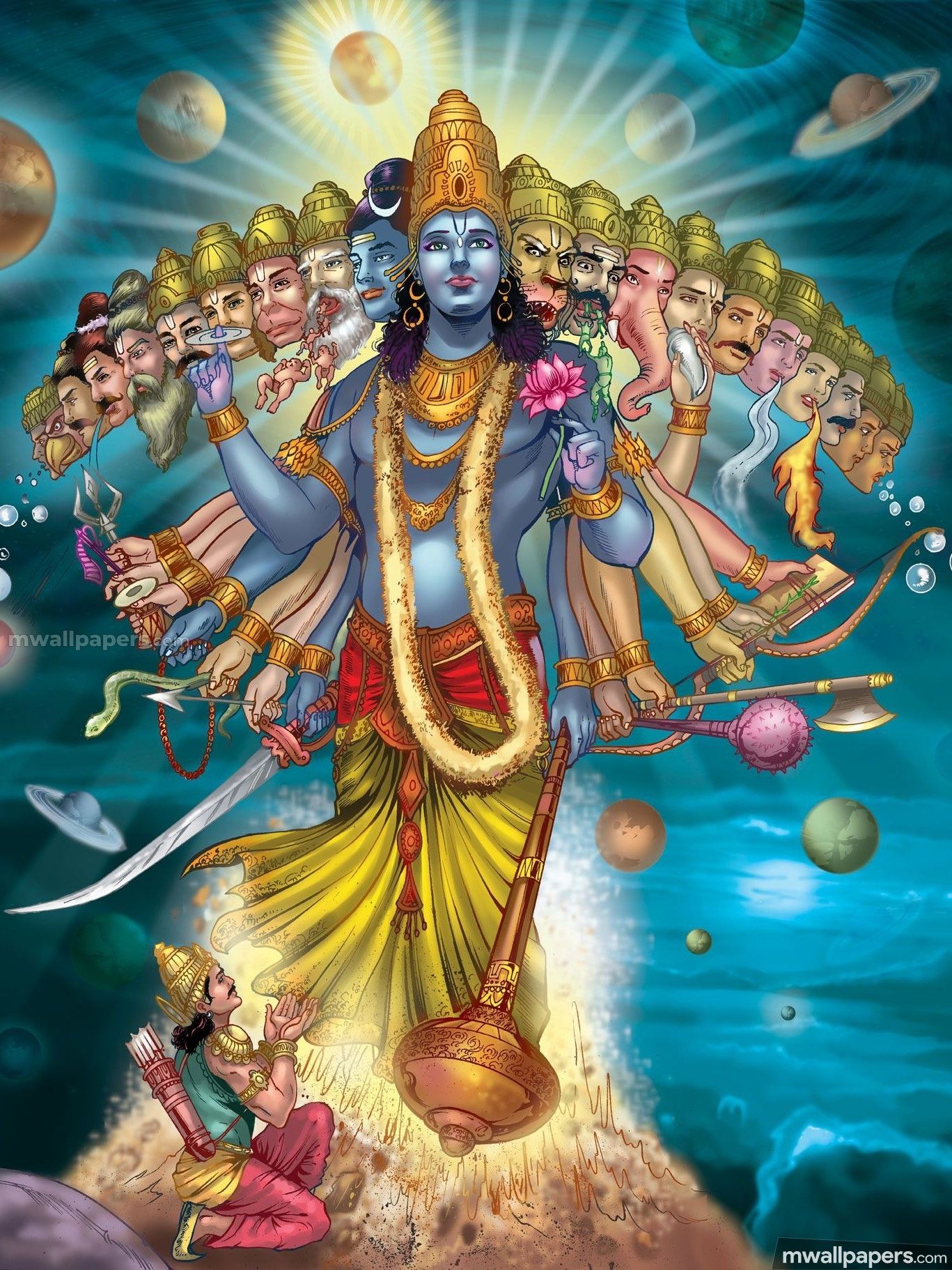 Lord Vishnu HD Image Wallpaper
