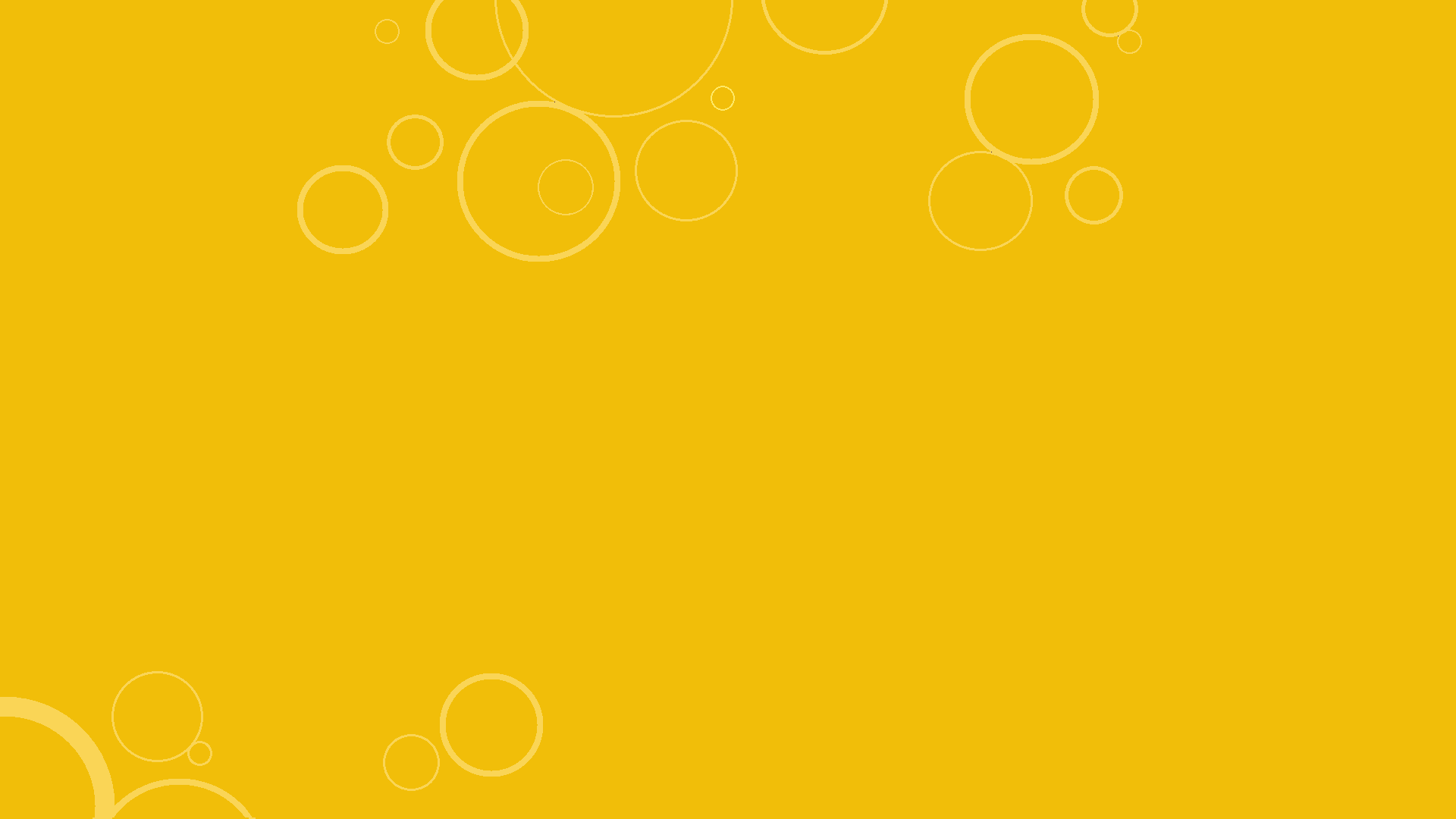White Bubbles On Yellow Background Wallpaper H High