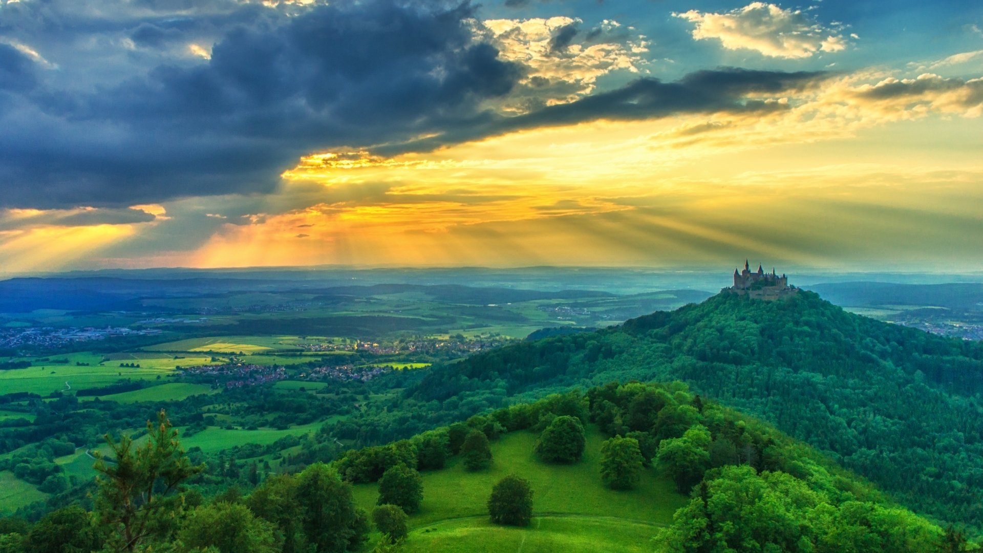 Hohenzollern Castle HD Wallpaper Background Image