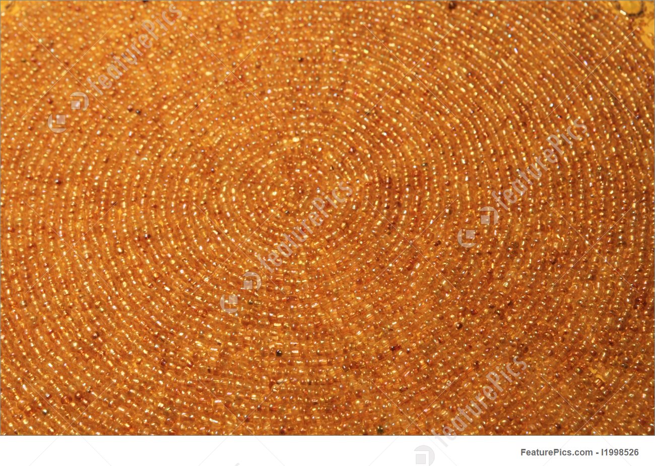 Yellow Bead Background